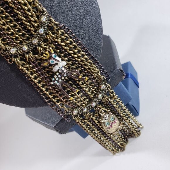 Betsey Johnson vintage chain Critters necklace - Picture 5 of 7